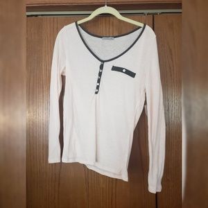 Blush pink long sleeve shirt NEVER WORN